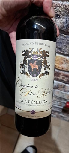 Бордо Сен-Емільйон Chevalier de Saint-Michel 2021