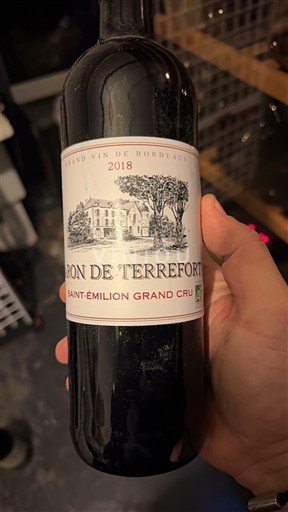 Bordeaux Saint-Émilion Grand Cru Baron de Terrefort 2018