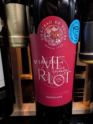 Bordeaux Château Sours Merlot Gourmand 2022