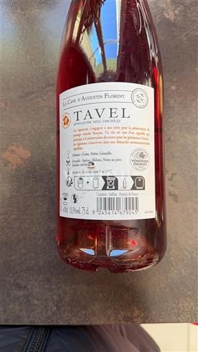 Rhônevallei Tavel La Cave d'Augustin Florent 2023