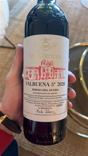 Kastilia ja León Ribera del Duero Vega-Sicilia Valbuena 5° 2020