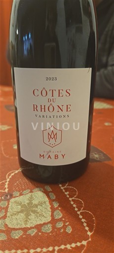 Thung lũng Rhône Côtes-du-rhône Maby Variations 2023