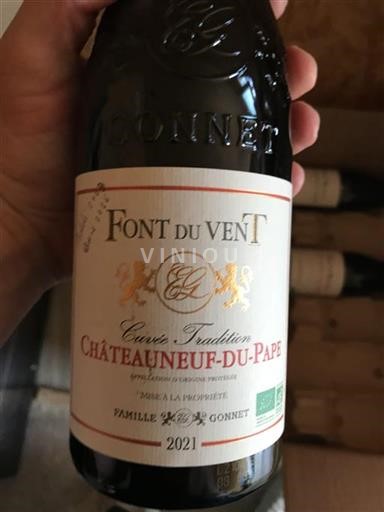 Rhône-dalen Châteauneuf-du-Pape Font du Vent Tradition 2021