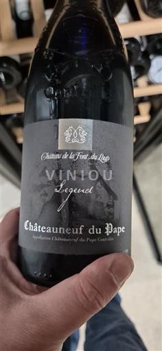 Rhônen laakso Châteauneuf-du-Pape Château La Font du Loup Légende 2022