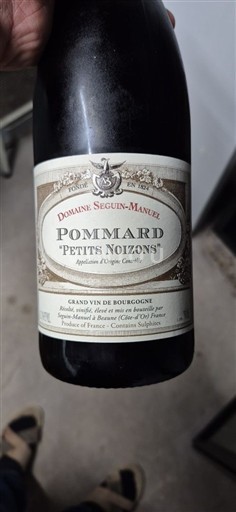 Burgundy Pommard Seguin-Manuel Petits Noizons 2022