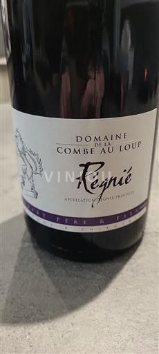 Vin Rouge sec Domaine La Combe au Loup 2019 France Beaujolais Régnié AOC