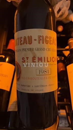 Bordeaux Saint-Émilion Château Figeac 1981