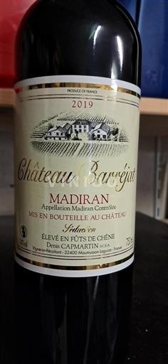 Lounais-Ranska Madiran Château Barréjat Séduction 2019
