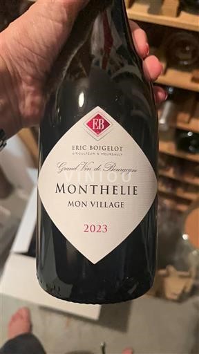 Borgoña Monthélie Eric Boigelot Mon Village 2023