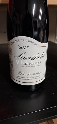Bourgondië Monthélie ERIC BOUSSEY Les Toisières 2017
