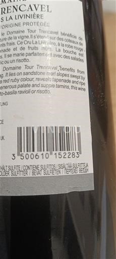 Languedoque Minervois-la-Livinière Tour Trencavel La Livinière 2019