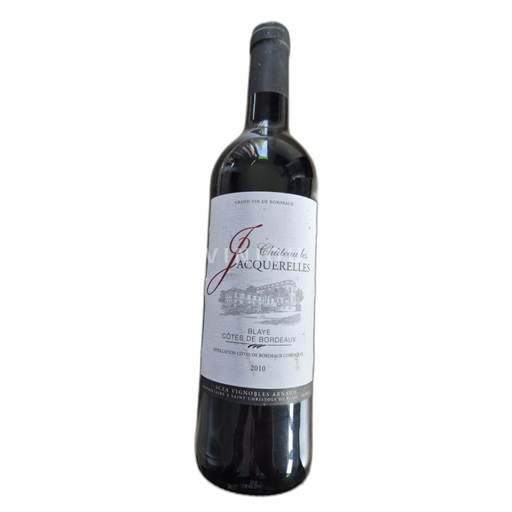 Bordéus Blaye-Côtes-de-Bordéus Château les Jacquerelles 2010