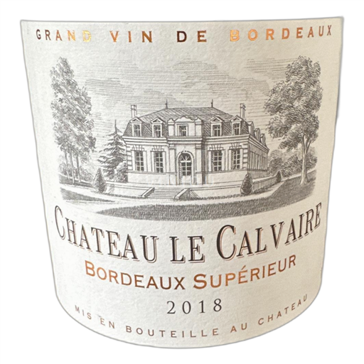 Bordeaux Bordeaux Supérieur Chateau Le Calvaire 2018
