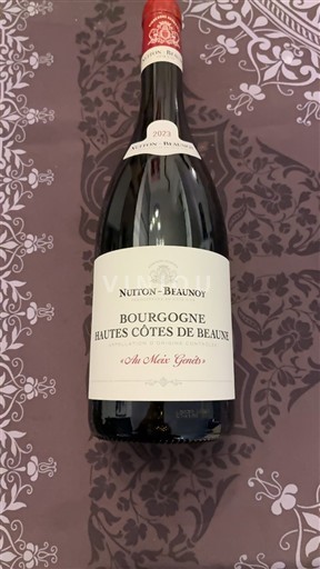 Bourgondië Hautes Côtes de Beaune Nuiton-Beaunoy Au Meix Genêts 2023