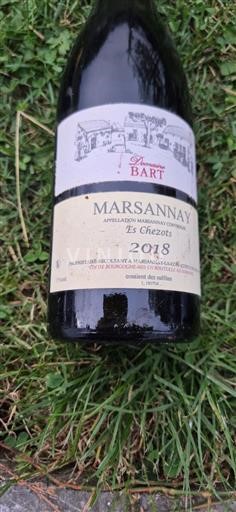 Bourgogne Marsannay BART Es Chezots 2018
