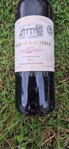 Burdeos Blaye-Côtes de Burdeos Château Gauthier 2011