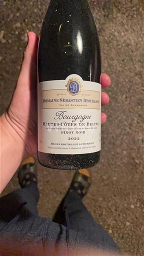Bourgogne Hautes Côtes de beaune Sébastien Deschamps Pinot Noir 2022