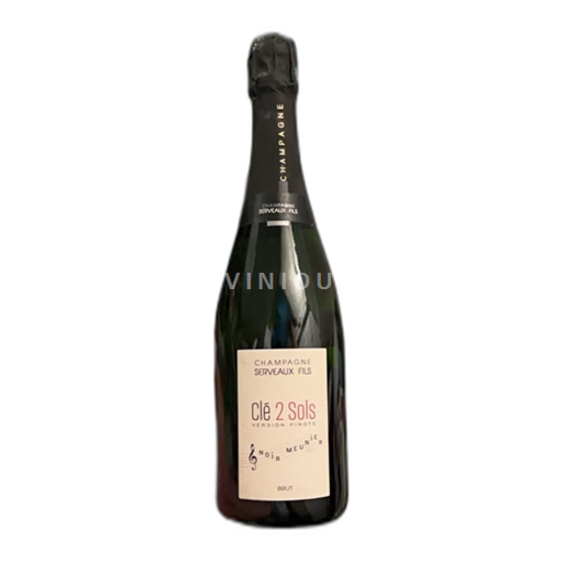 Champaña Champán Champagne Serveaux Fils Clé 2 Sols Sin añada