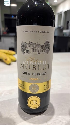 Burdeos Côtes-de-bourg Château Noblet 2022