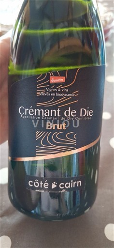 Thung lũng Rhône Crémant-de-die Côté Cairn Không niên vụ