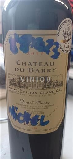 Bordeaux Saint-Émilion Grand Cru Grand Cru Château Barry 2017