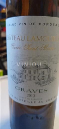 Bordéus Graves Château Lamourette Saint Martin 2013