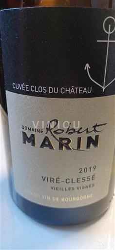 Burgundsko Viré-Clessé Grand Cru Robert Marin Cuveé Clos du Château 2019