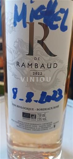 Bordeaux R de Rambaud 2022