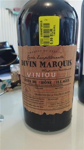 Thung lũng Rhône Côtes-du-rhône-villages Cuvée Exceptionnelle Không niên vụ