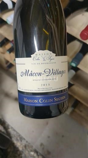 Burgund Mâcon und Mâcon-Dörfer Maison Colin Seguin 2013