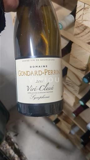 Burgundy Viré-clessé Gondard-Perrin Symphonie 2016