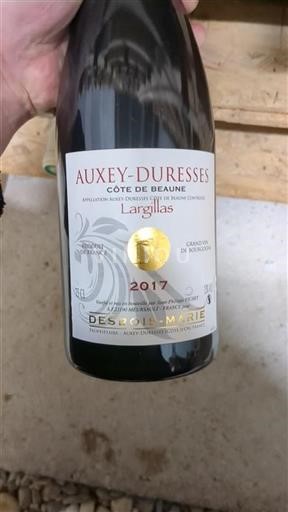 Burgundsko Auxey-Duresses Des Bois-Marie Largillas 2017