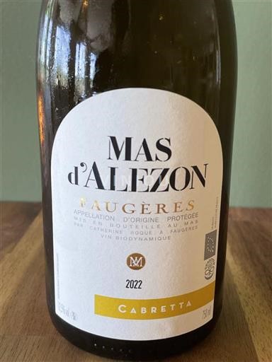 Linguadoca Faugères Mas Alezon Cabretta 2022