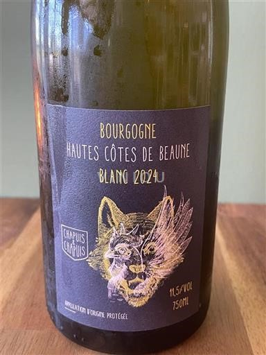 Bourgogne Hautes Côtes de beaune Chapuis & Chapuis 2024