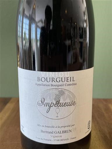Thung lũng sông Loire Bourgueil Domaine Bertrand Galbrun Impetueuse 2020