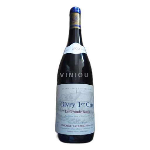 Borgogna Givry Domaine Tatraux Jean et Fils 1er cru La Grande Berge 2022