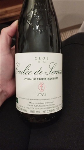 Thung lũng sông Loire Savennières-coulée-de-serrant Clos de la Coulée de Serrant 2013