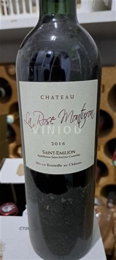 Bordeaux Saint-Émilion Château La Rose Monturon 2016
