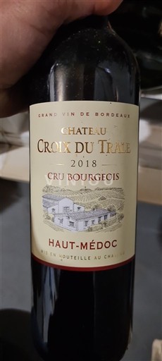 Bordeaux Haut-Médoc Cru Bourgeois Croix du Trale 2018