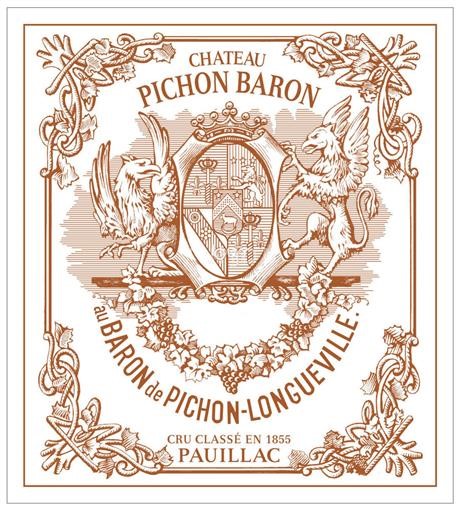 Bordeaux Pauillac Château Pichon Longueville Baron 2ème Grand Cru Classe 2019