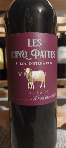 Bordeaux Les Cinq Pattes Non-Vintage