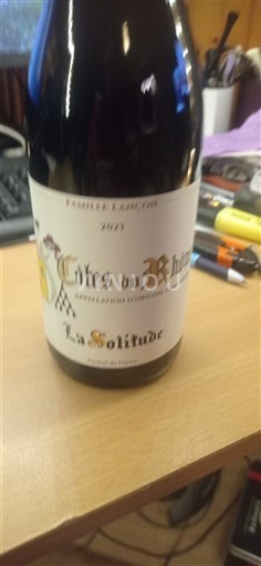 Rhône-dalen Côtes-du-Rhône Famille Lançon La Solitude 2023