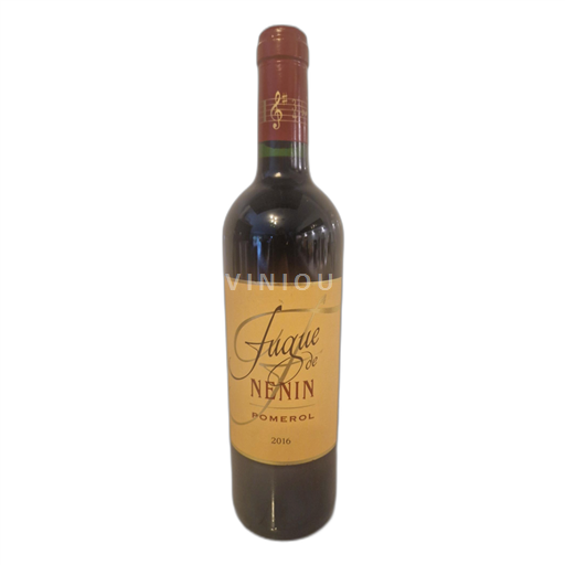Bordeaux Pomerol Château Nénin Fugue de Nénin 2016