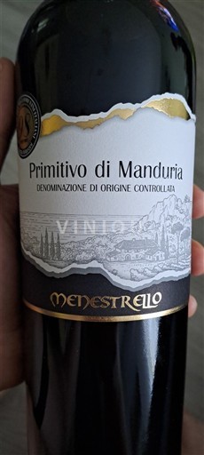 Pouilles Primitivo di Manduria Menestrelo 2024