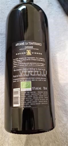Vallée du Rhône Cairanne Xavier Vignon Arcane La Tempérance Non Millésimé