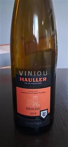 Alsace Grand Cru Hauller Tradition 2014