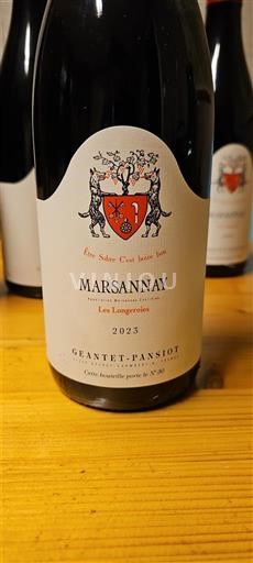 Burgundsko Marsannay Domaine Geantet-Pansiot Les Longeroies 2023