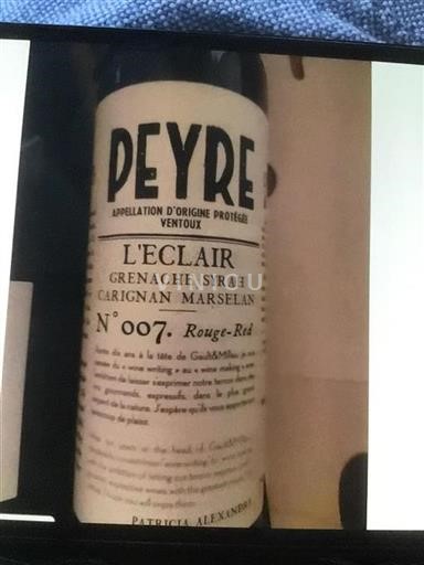 Rhônen laakso Ventoux Peyre L'Éclair Ei vuosikertaa