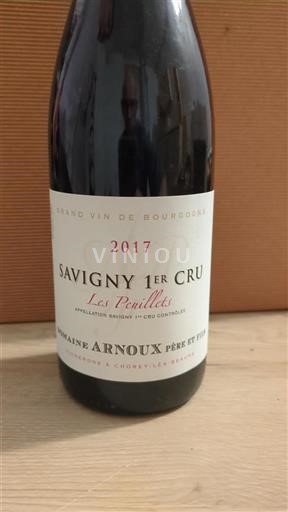 Borgoña No especificado Premier Cru Arnoux Père et Fils Les Peuillets 2017