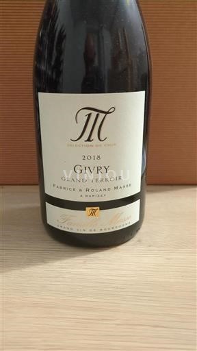 Burgundy Givry Grand Cru Fabrice & Roland Masse Grand Terroir 2018